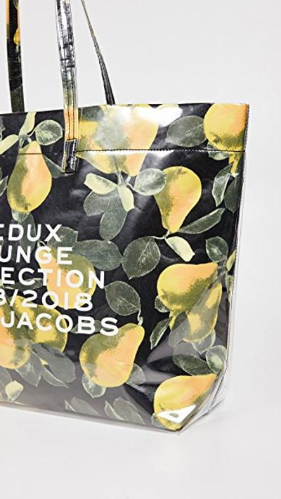 Shop Marc Jacobs Grunge Ew Tote In Lemon Multi
