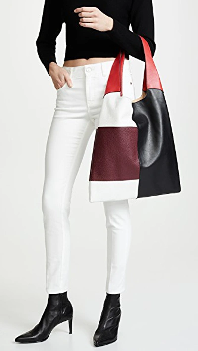 Shop Hayward Grand Shopper Tote In Black/white/red