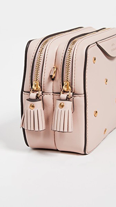 Hexagon Double Zip Wallet Bag