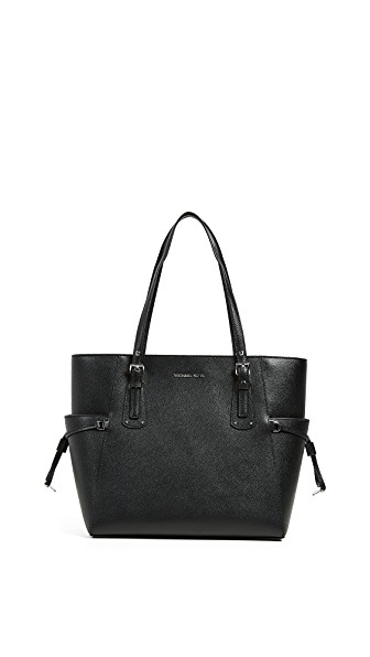 michael kors voyager east west tote black