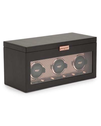 Shop Wolf Axis Triple Watch Winder With Storage