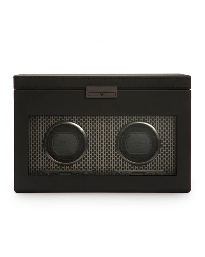 Shop Wolf Axis Double Watch Winder With Storage