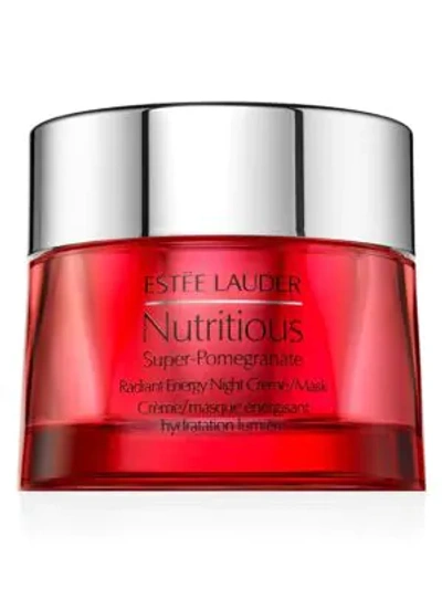 Shop Estée Lauder Nutritious Super-pomegranate Radiant Energy Night Crème/mask