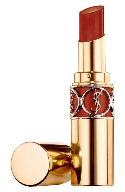 Shop Saint Laurent Rouge Volupte Shine Oil-in-stick Lipstick - Chili Tunique