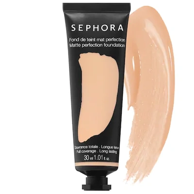 Shop Sephora Collection Matte Perfection Full Coverage Foundation 17 Warm Natural 1.01oz/30 ml