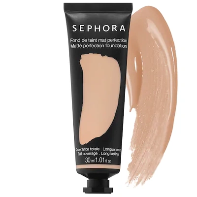 Shop Sephora Collection Matte Perfection Full Coverage Foundation 25 Beige 1.01oz/30 ml