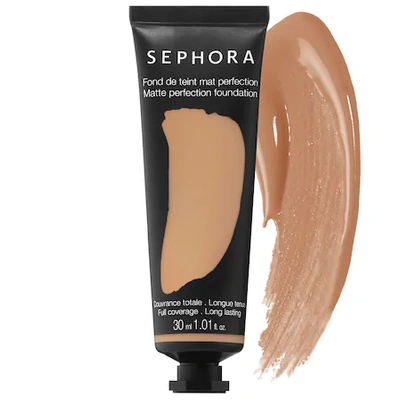 Shop Sephora Collection Matte Perfection Full Coverage Foundation 33 Walnut 1.01oz/30 ml