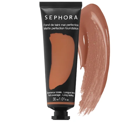 Shop Sephora Collection Matte Perfection Full Coverage Foundation 47 Cappuccino 1.01oz/30 ml