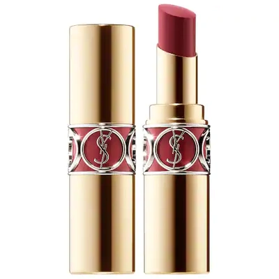 Shop Saint Laurent Rouge Volupté Shine Lipstick Balm 86 Mauve Cuir 0.11 oz/ 3.2 G
