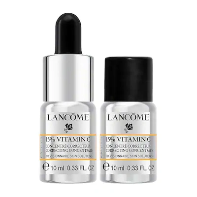 Shop Lancôme Visionnaire Skin Solutions 15% Pure Vitamin C Correcting Concentrate 2 X 0.33 oz/ 10 ml