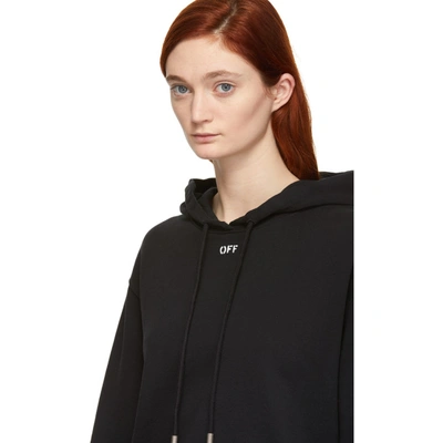 Shop Off-white Black Off Basic Hoodie In Black/white