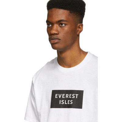 Shop Everest Isles White Logo T-shirt