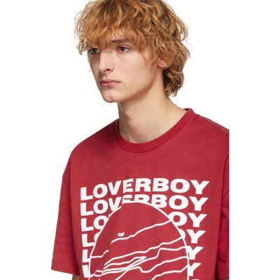 CHARLES JEFFREY LOVERBOY 红色 CULT OF JUPITER T 恤