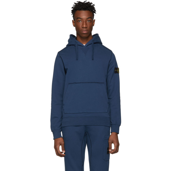 stone island marine blue sweatshirt