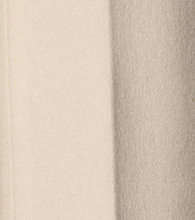 Shop Helmut Lang Essential Crombie Wool Coat In White