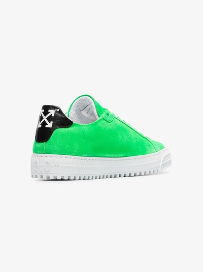Shop Off-white Sneakers Mit Logo In Green