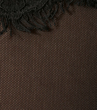Shop Jonathan Simkhai Lace Bodysuit In Black
