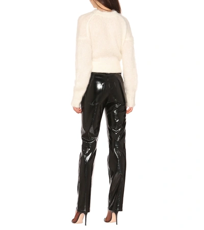 Shop Helmut Lang Patent Leather Pants In Black