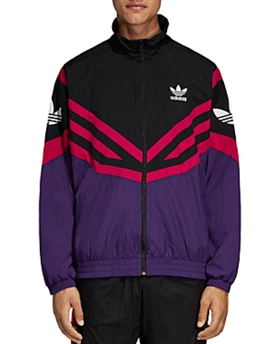 Adidas Originals Sportive Color-block Track Jacket In Navy | ModeSens