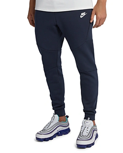 Shop Nike Tech Fleece Jogger Pants In Obsidian/white