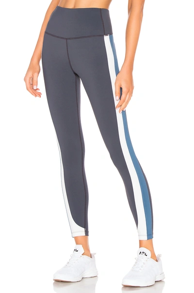 Shop Splits59 Freestyle High Waist Legging In Charcoal & Off White & Dusty Blue