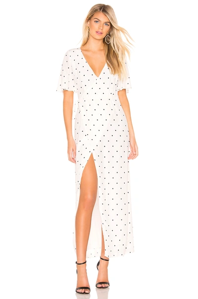 Shop Auteur Sue Dress In Dot Print Black