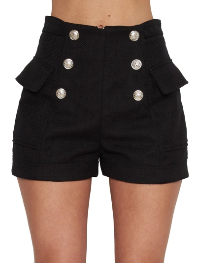 Shop Balmain Short In Black