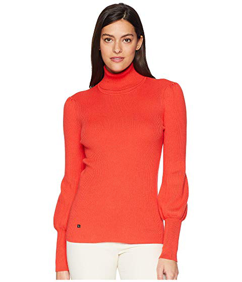 ralph lauren puff sleeve sweater