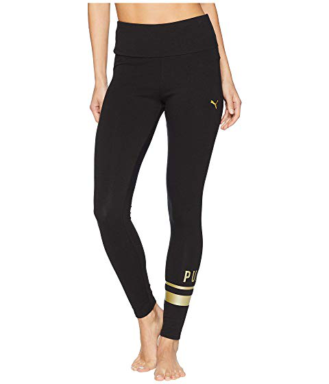 Puma Athletic Logo Leggings, Cotton 