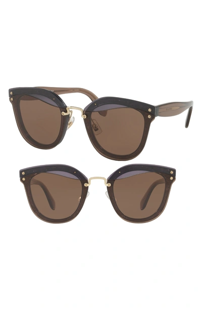 Shop Miu Miu 65mm Sunglasses - Lilac