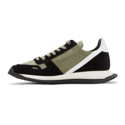 Shop Rick Owens Black And Grey New Vintage Sneakers In 789119dtbk
