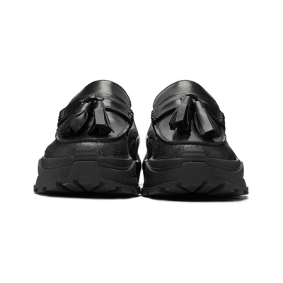 Shop Maison Margiela Black Disco Loafers