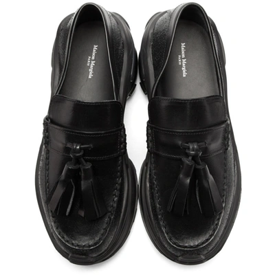 Shop Maison Margiela Black Disco Loafers