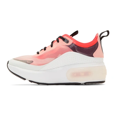 Shop Nike Off-white And Pink Air Max Dia Sneakers