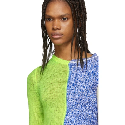 Shop Maison Margiela Multicolor Gauge 5/spliced Sweater In 001f Yellow