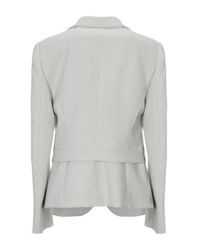 Shop Emporio Armani Blazers In Light Grey