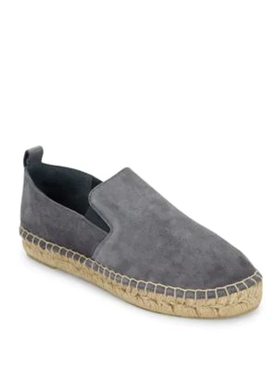 Shop Vince Robin Suede Espadrille Sneakers In Chambray
