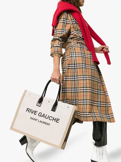 Noe Rive Gauche Logo Canvas Tote