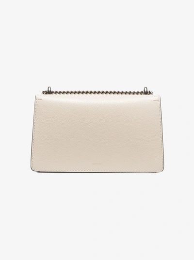 Shop Gucci White Dionysus Small Leather Shoulder Bag