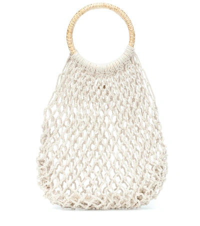 Shop Kayu Amara Cotton Tote In White