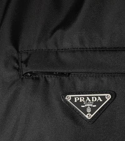 Shop Prada Nylon Gabardine Jacket In Black