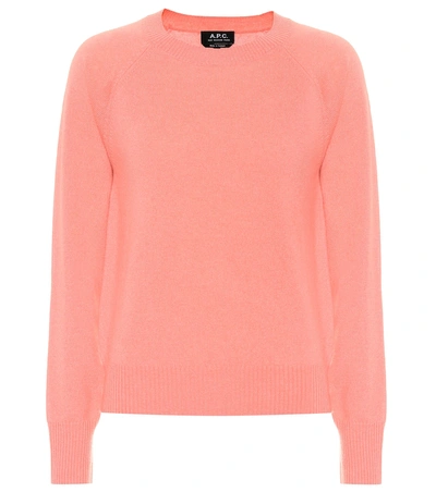 Shop Apc Stirling Cashmere Sweater In Pink