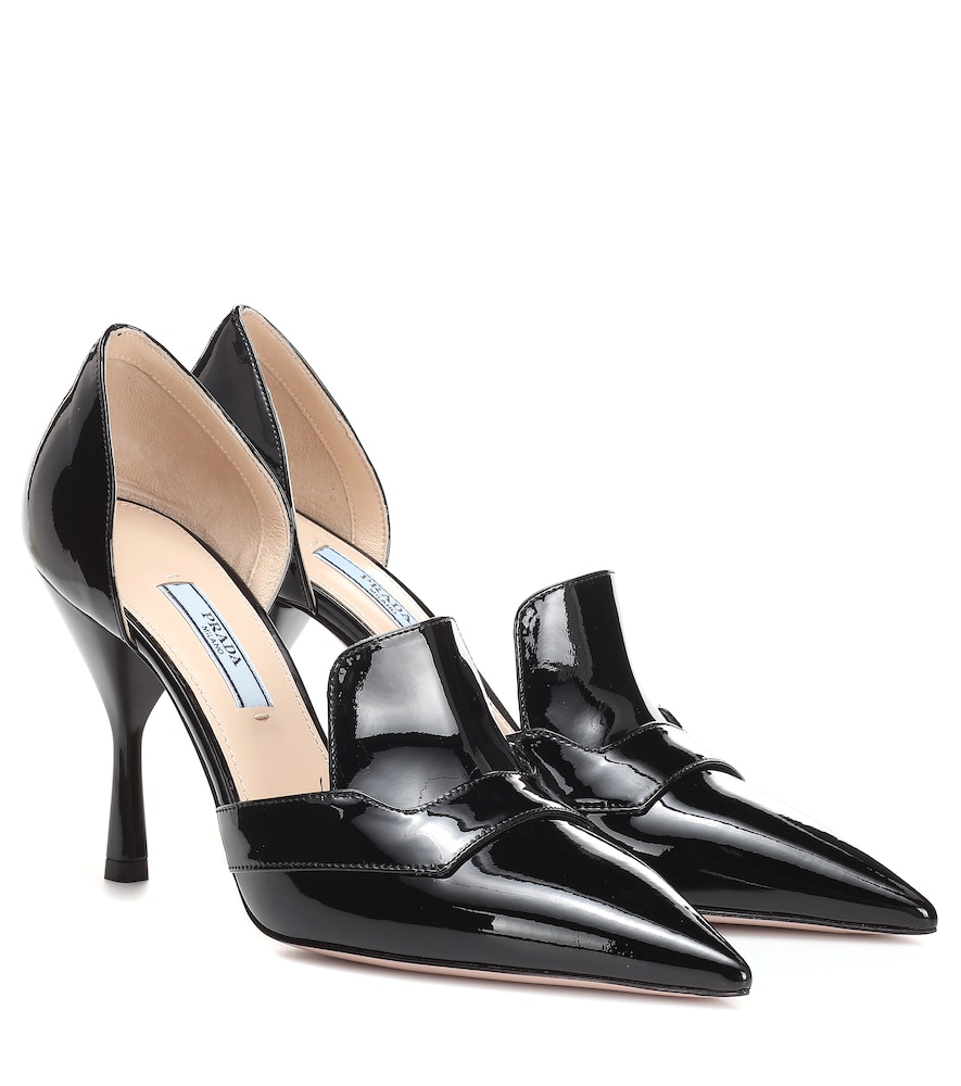 prada pointed toe loafers