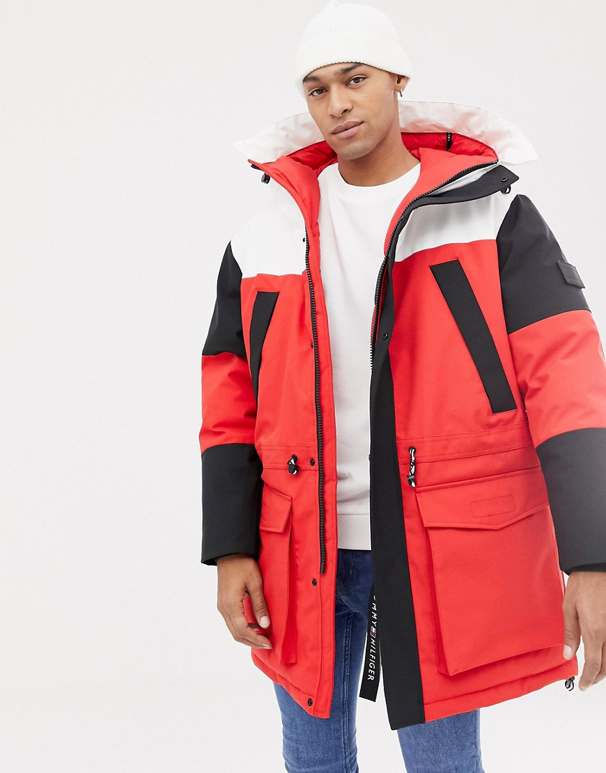 Парка Tommy Hilfiger мужская красная