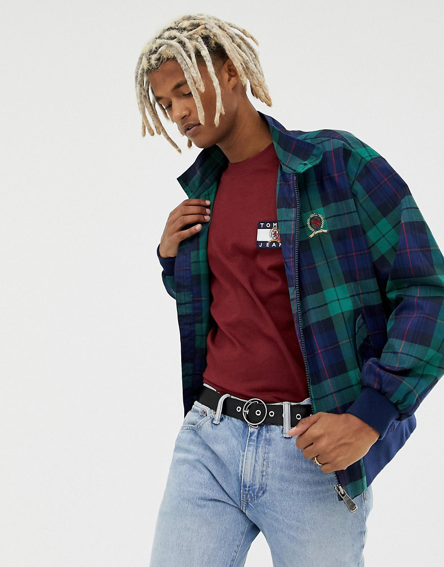 crest capsule plaid hoodie