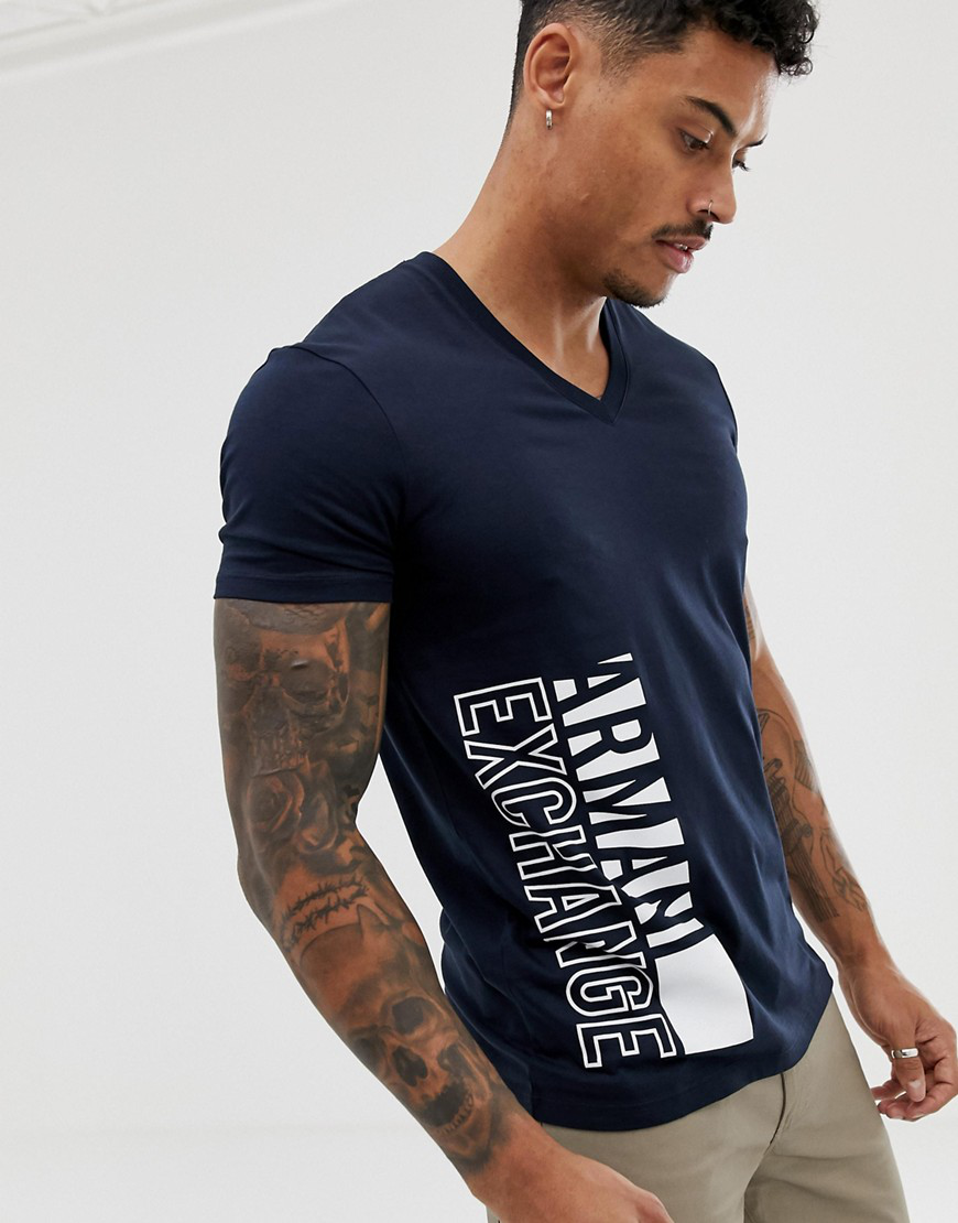 v neck armani t shirts