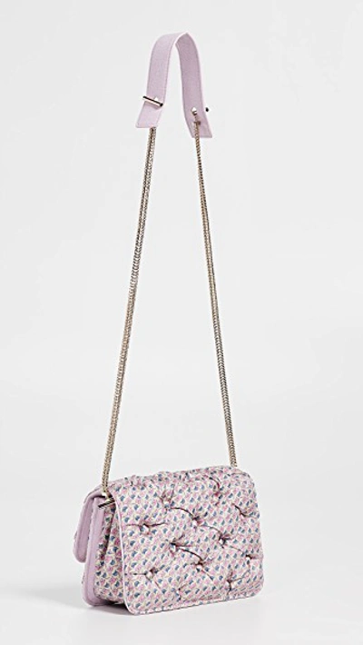 Shop Benedetta Bruzziches Carmen Quilted Shoulder Bag In Nude Leopard