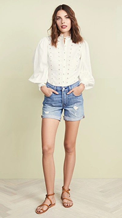 Shop Levi's 501 Long Shorts In Hiways & Biways