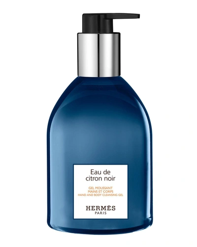 Shop Hermes Eau De Citron Noir Hand & Body Cleansing Gel, 10 Oz./ 296 ml