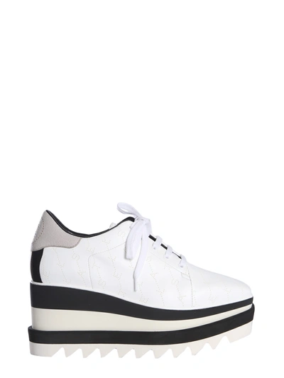 Shop Stella Mccartney Elyse Sneakers In Bianco